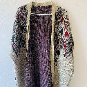 Boho kimono sweater